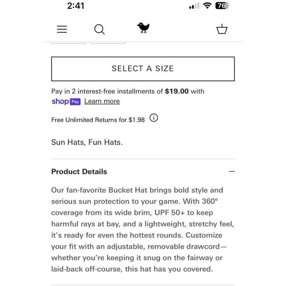 BAD BIRDIE Black Bucket Hat - Picture 3 of 8